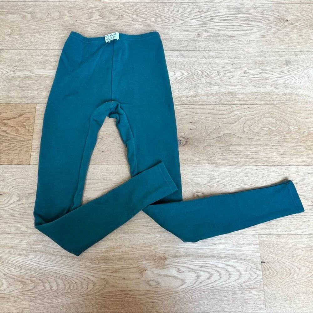 My Mum Made It Skinny Sweatpant Leggings in Green